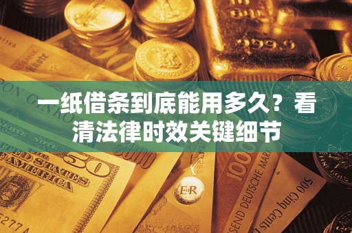 济南一纸借条到底能用多久？看清法律时效关键细节